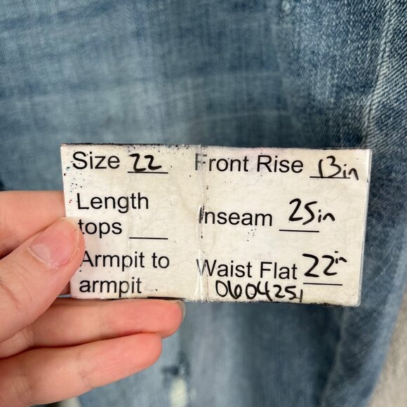 Kut Reese Ankle Straight Leg Medium Wash Blue Denim Jeans 22W - Picture 14 of 14